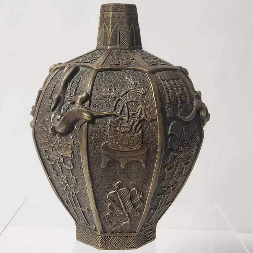 [BUNJANG] Octagonal Fairy Tale Vase / 팔각 동화병 높이19cm폭12.8cm 중국도자기