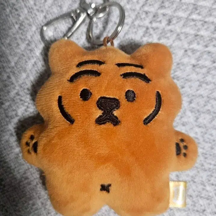 [BUNJANG] Mujik Tiger Flat Doll Keychain / 무직타이거 납작인형 키링