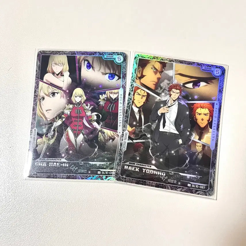 [BUNJANG] Solo Leveling HR Gold Parallel, SR Parallel, UR Card Set / 나혼자만레벨업(나혼렙) HR 골드 패러렐,SR 패러렐,UR