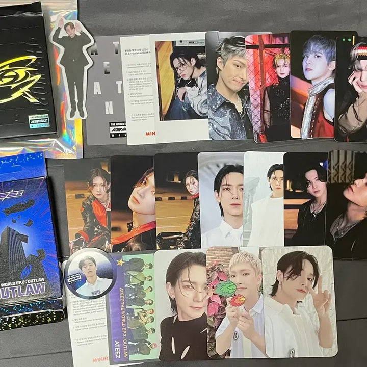 [BUNJANG] ATEEZ Bounce + Crazy Form Platform Bundle Set Photocard Album / 일괄)에이티즈 바운시 미친폼 플랫폼 포카앨범