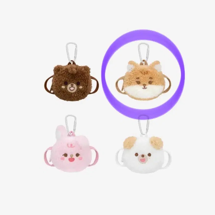 [BUNJANG] Denimals Plush Backpack Keychain / 데니멀즈 플러시 백팩 케