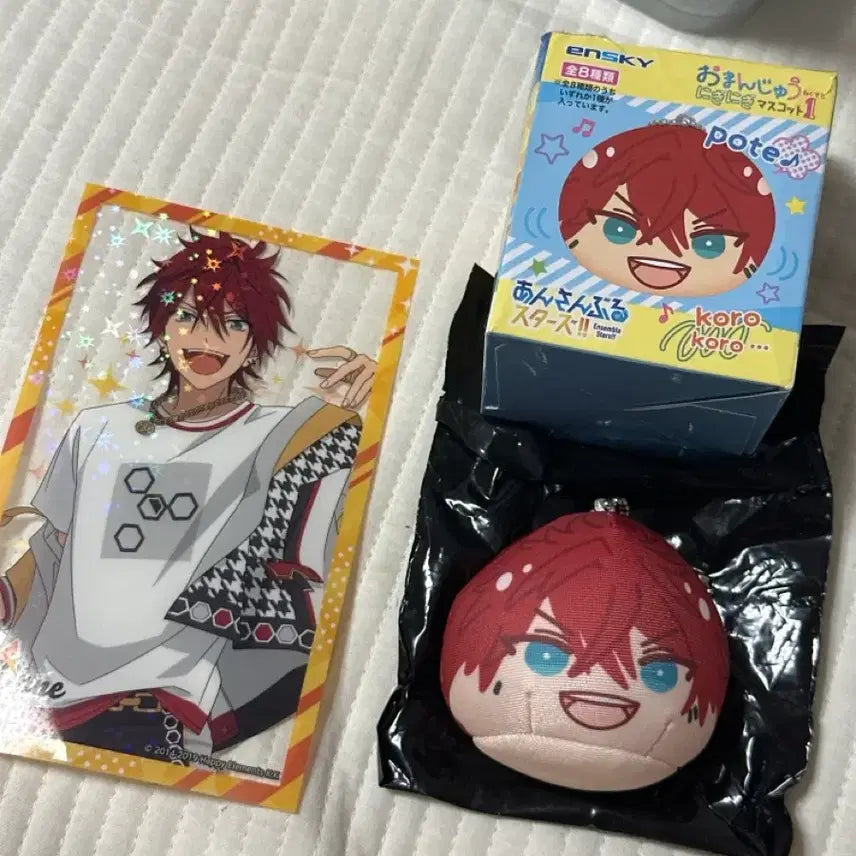 [BUNJANG] Ensemble Stars Rinnne Penlight Sheet &amp; Manju Set / 앙스타 린네 펜라이트 시트, 만쥬