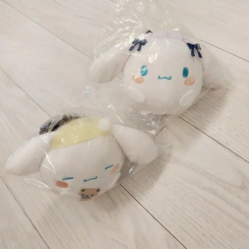 [BUNJANG] Sanrio Cinnamoroll Keychain Doll Set (2 Types) / 산리오 시나모롤 키링  인형 2종 세트 새상품