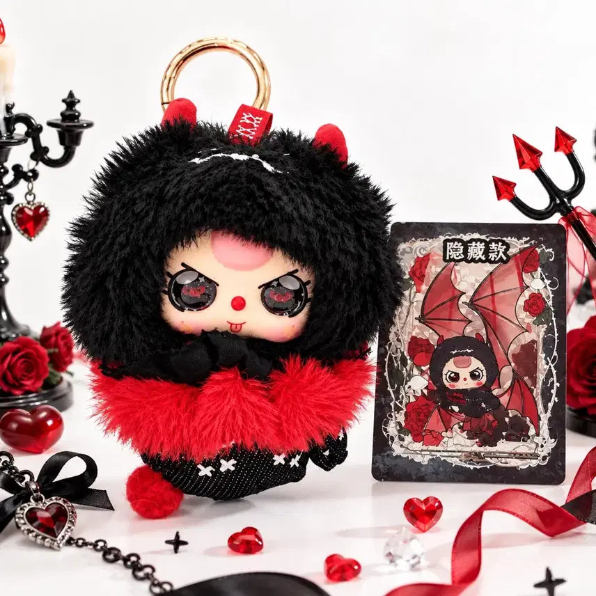 [BUNJANG] Baby3 Zodiac Secret Devil Mini Doll Keychain / 베이비쓰리 별자리 시크릿 예쁜눈 악마 미니 인형 키링