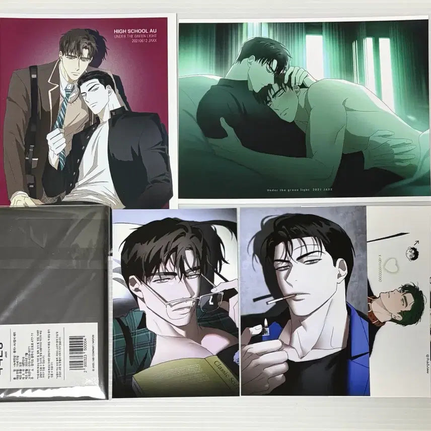 [BUNJANG] Noksaekjeonsang Mongri AU Postcard Set Sealed Bundle Set Below Cost / 녹색전상 몽리 AU엽서 세트 미개봉 프박 일괄 원가이하 양도