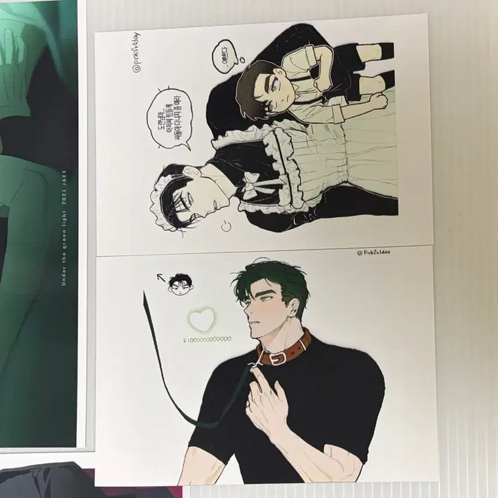 [BUNJANG] Noksaekjeonsang Mongri AU Postcard Set Sealed Bundle Set Below Cost / 녹색전상 몽리 AU엽서 세트 미개봉 프박 일괄 원가이하 양도