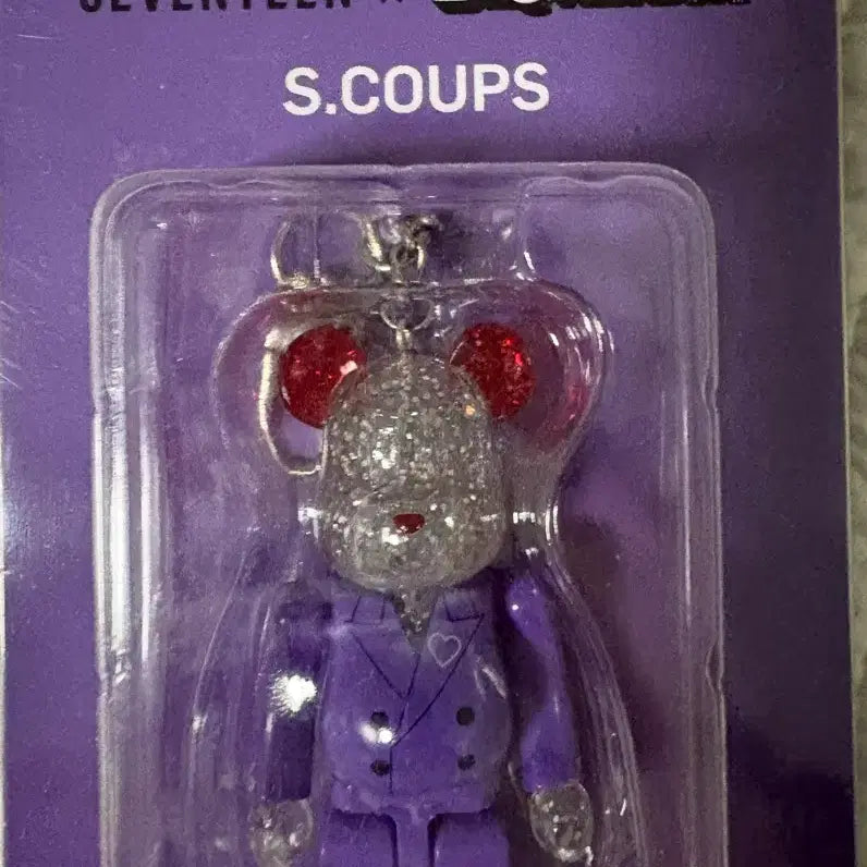[BUNJANG] Seventeen S.Coups Bearbrick Keyring / 세븐틴 베어브릭 키링