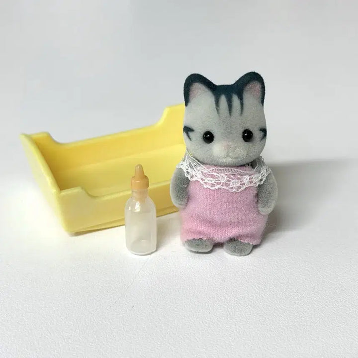 [BUNJANG] Sylvanian Families Old Classic Gray Cat / 실바니안 올드 고전 그레이캣 고양이