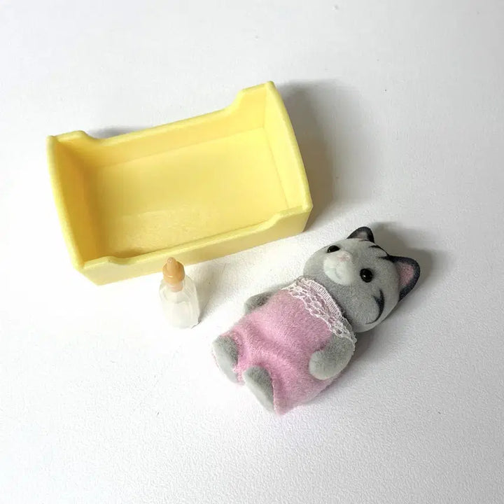 [BUNJANG] Sylvanian Families Old Classic Gray Cat / 실바니안 올드 고전 그레이캣 고양이