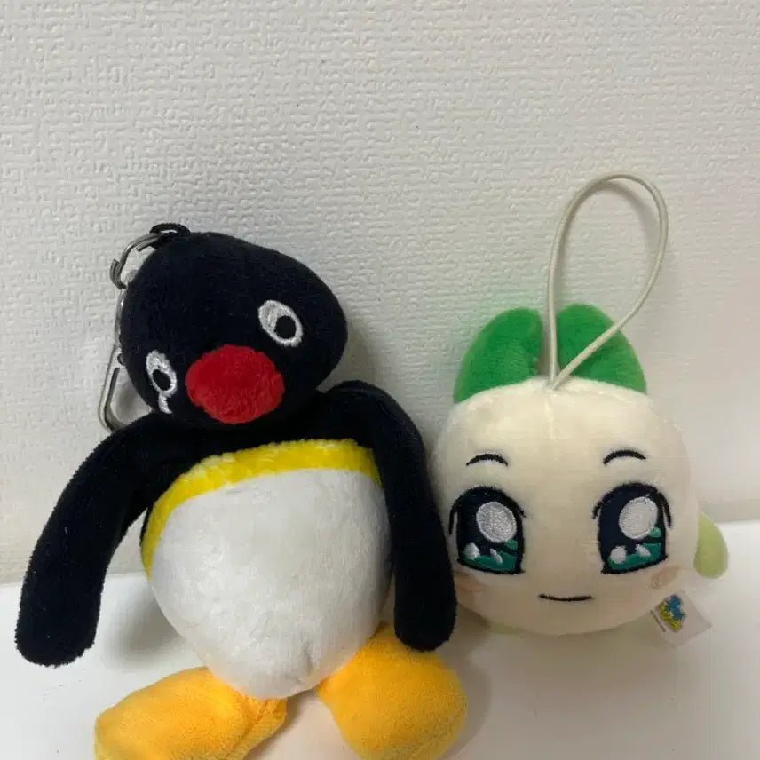 [BUNJANG] Pingu &amp; Onion Kungya Keyring Bundle Set / 핑구, 양파쿵여 키링 일괄