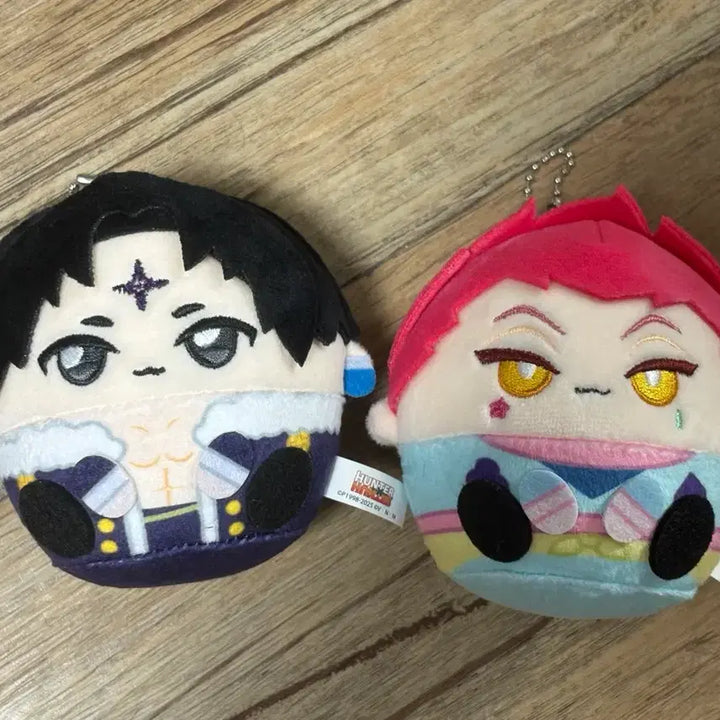 [BUNJANG] Hunter x Hunter Chrollo Hisoka FuwaKororin Doll Bundle Set / (일괄) 헌터X헌터 클로로 히소카 후와코로링 인형