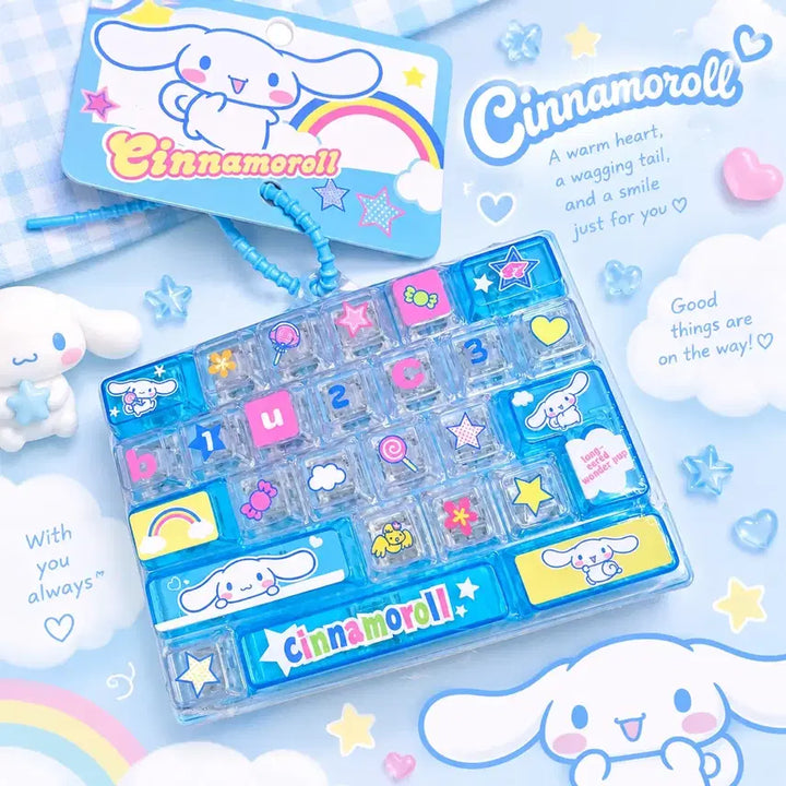 [BUNJANG] Sanrio Cinnamoroll Large Keycap / 정품 새상품 시나모롤 키보드 대형 키캡