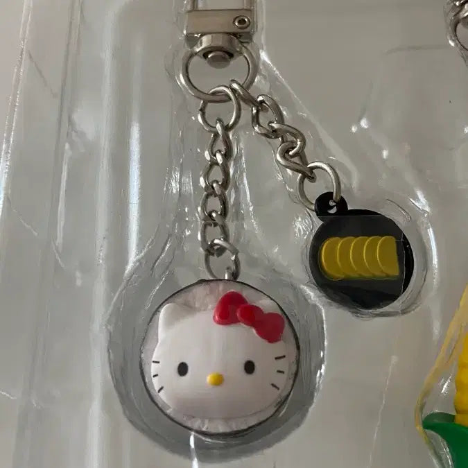 [BUNJANG] Olive Young Hello Kitty Tenbyten Gimbap Keyring / 올리브영 키티 텐바이텐 지역 키링 김천 김밥