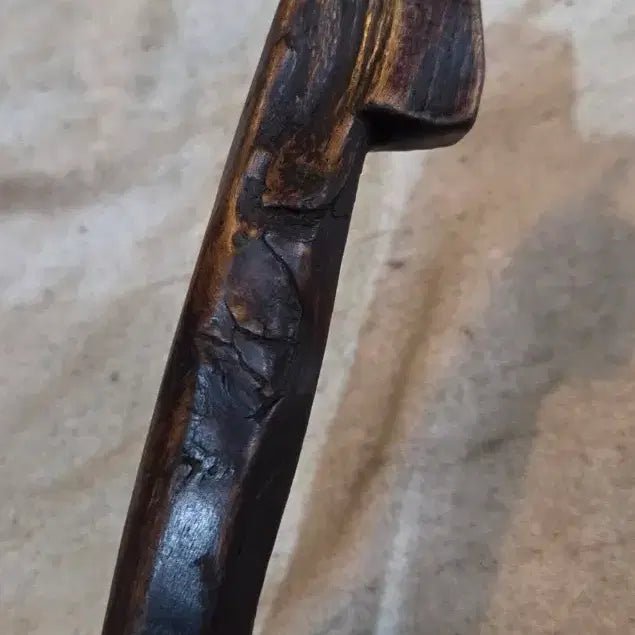 [BUNJANG] Joseon Dynasty Wooden Ladle / 땟물이 이쁜 조선시대 나무 장바가지