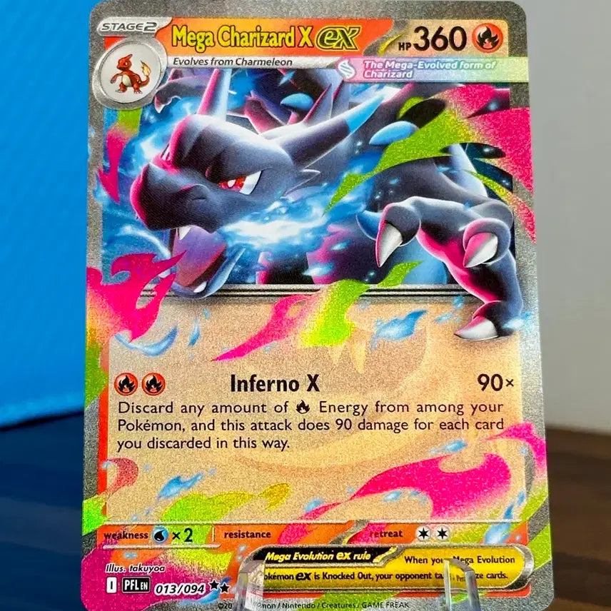 [BUNJANG] Pokemon Card Mega Charizard X EX RR English Version / 포켓몬 카드 메가리자몽X EX RR 영판