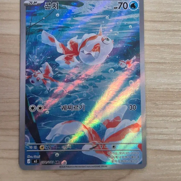 [BUNJANG] Pokemon Card Konchi AR / 자. 포켓몬카드 콘치 AR