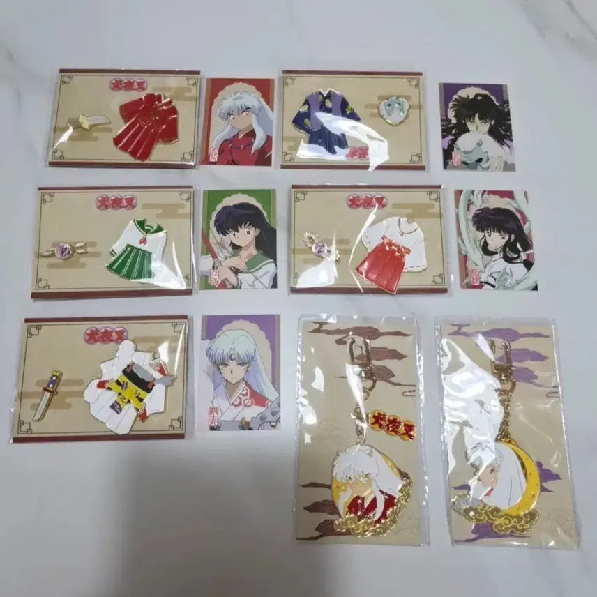 [BUNJANG] Inuyasha CGV Pop-up Store Badge Full Set / cgv 이누야샤 팝업 굿즈 뱃지  풀세트