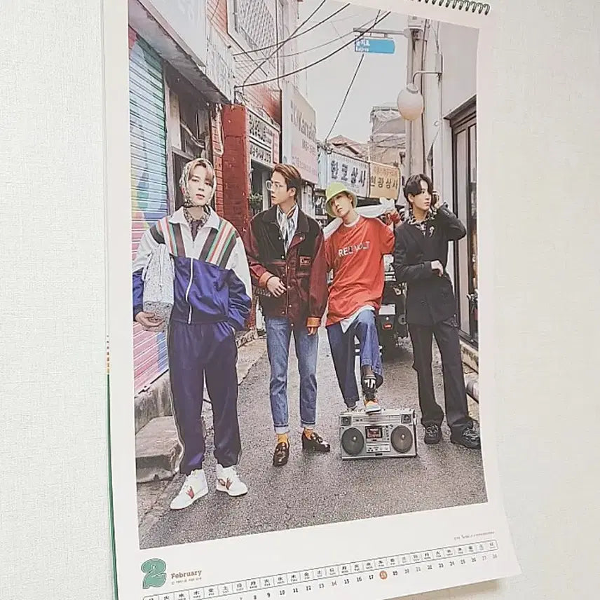 [BUNJANG] BTS 2021 Retro Calendar / 2021 BTS 레트로 달력