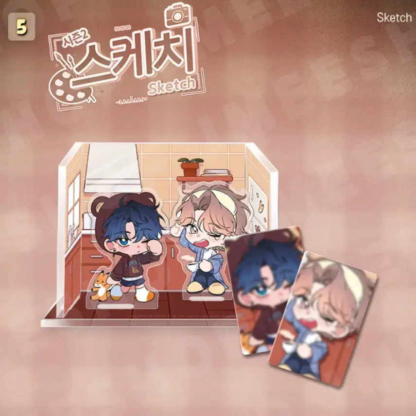 [BUNJANG] Spring Sweet Home Sketch Room Diorama / 봄스윗홈 스케치 방 디오라마 미개봉 양도합니다