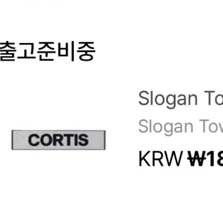 [BUNJANG] CORTIS Slogan Towel / CORTIS 슬로건 타월 미개봉