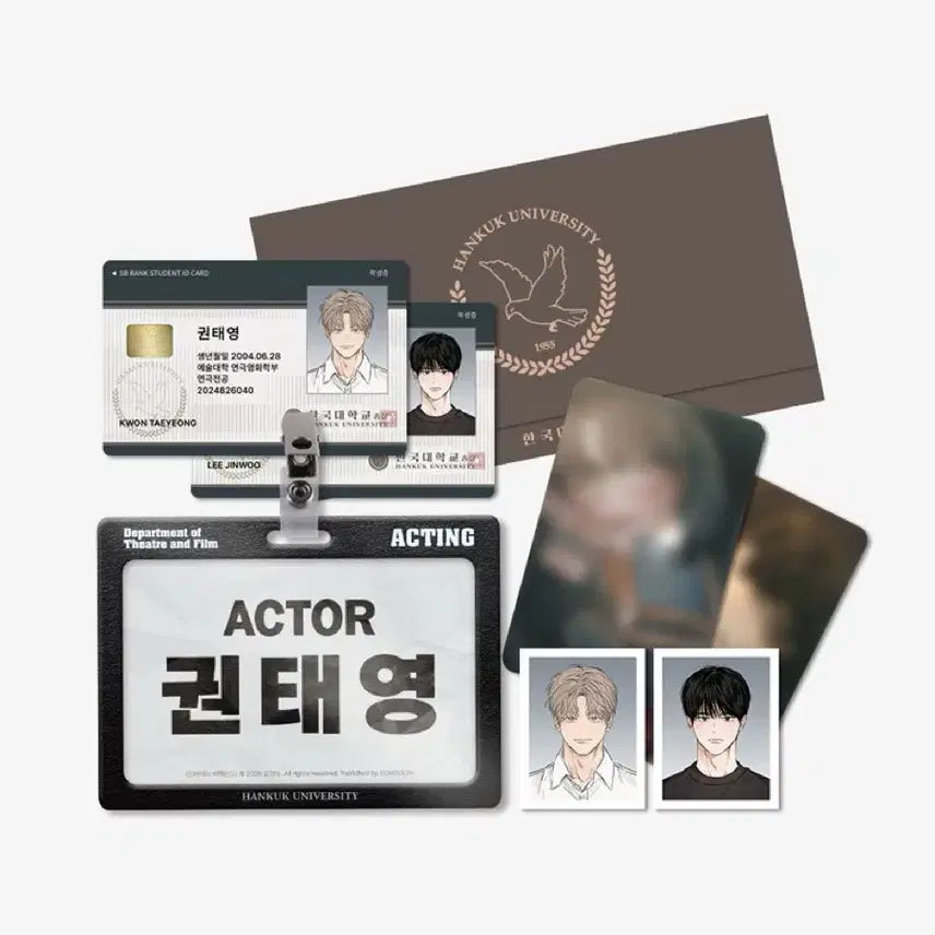 [BUNJANG] Stage Behind Student ID Holder Package Photocard Set / 스테이지 비하인드 학생증 홀더 패키지 포카 증명사진 증사 세트 스테비 스비하