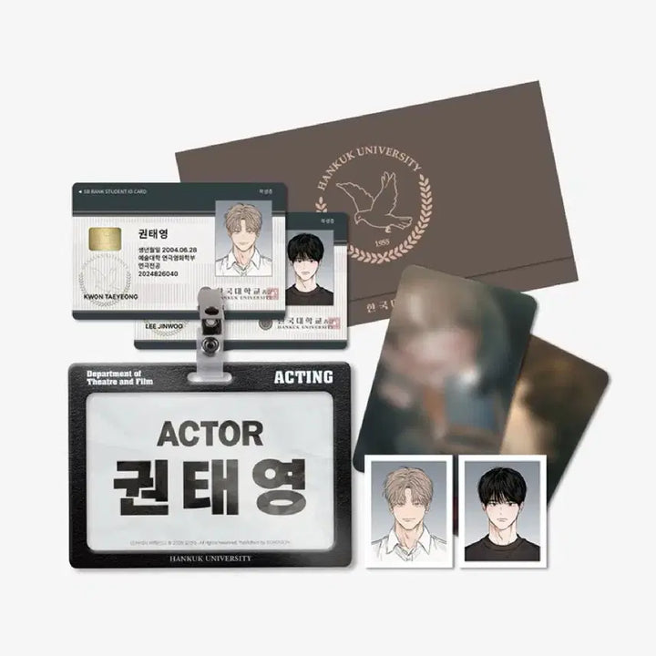 [BUNJANG] Stage Behind Student ID Holder Package Photocard Set / 스테이지 비하인드 학생증 홀더 패키지 포카 증명사진 증사 세트 스테비 스비하