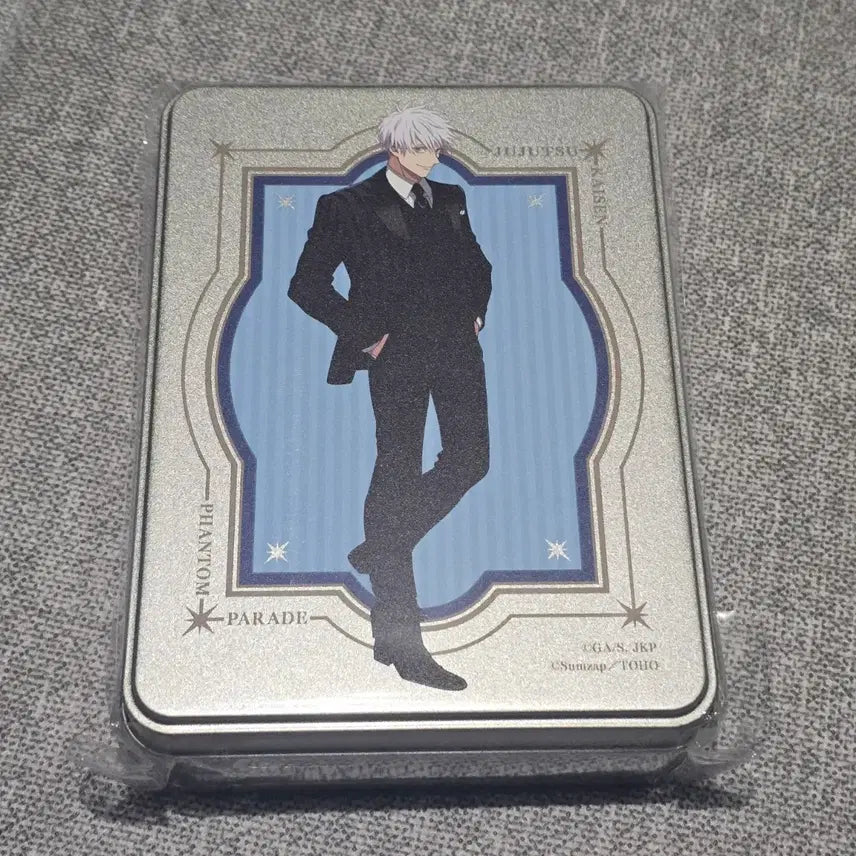 [BUNJANG] Jujutsu Kaisen Phantom Parade Satoru Gojo Tin Case Coaster Cookie Goods (Sealed) / 주술회전 팬텀퍼레이드 고죠 사토루 틴케이스 코스터 쿠키 굿즈 미개봉