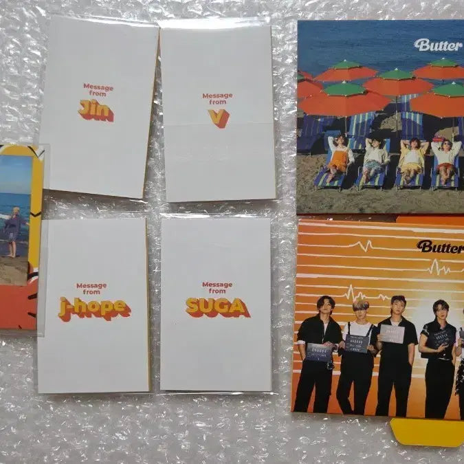 [BUNJANG] BTS Butter Message Card Bundle Set / 일괄 bts 방탄소년단 버터 메시지카드