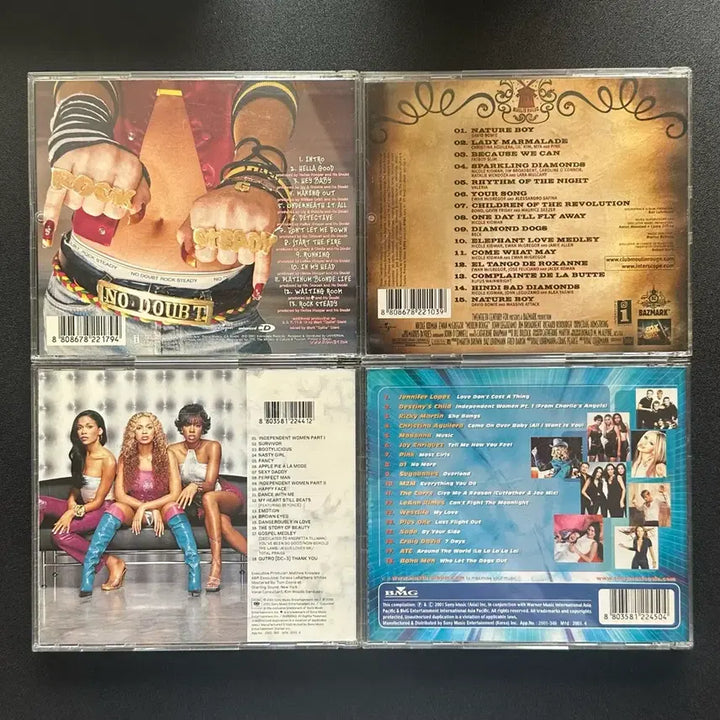 [BUNJANG] Various Artists - Pop Classics CD Collection (Survivor, Moulin Rouge OST, Rock Steady, Max 8) / 팝 명반 CD 4종 서바이버/물랑루즈OST/락스테디/MAX8