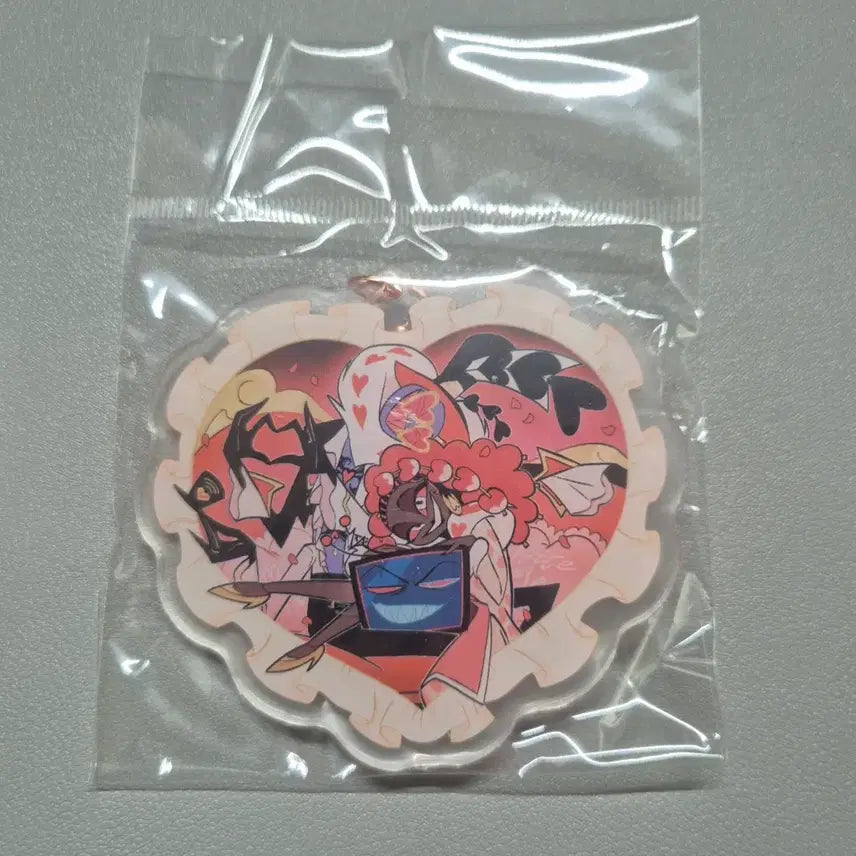 [BUNJANG] Has Been Hotel Valentine Acrylic Keychain Bead / 해즈빈호텔 발렌타인 아크릴 키링 비즈