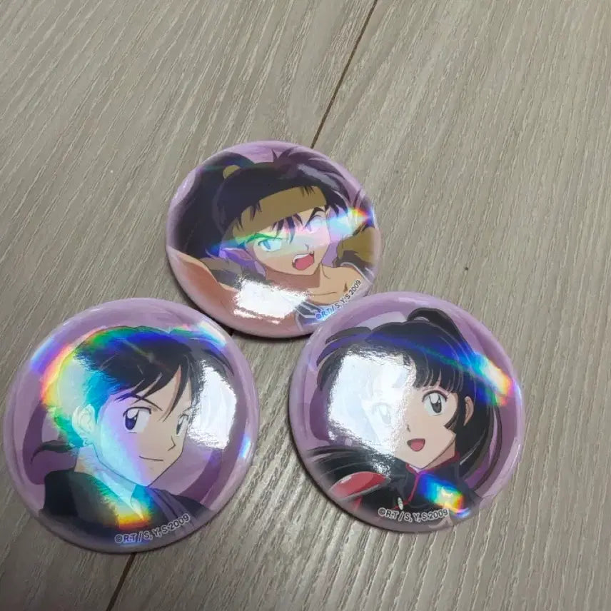 [BUNJANG] Inuyasha Pop-up Random Badge Set (Miroku, Sango, Koga) / 이누야샤 팝업 랜덤 뱃지 미르, 산고,코우가 일괄
