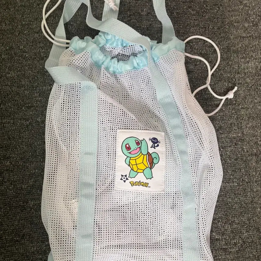 [BUNJANG] Pokemon Squirtle Mesh Bag / 포켓몬 올리브영 꼬부기 메쉬백