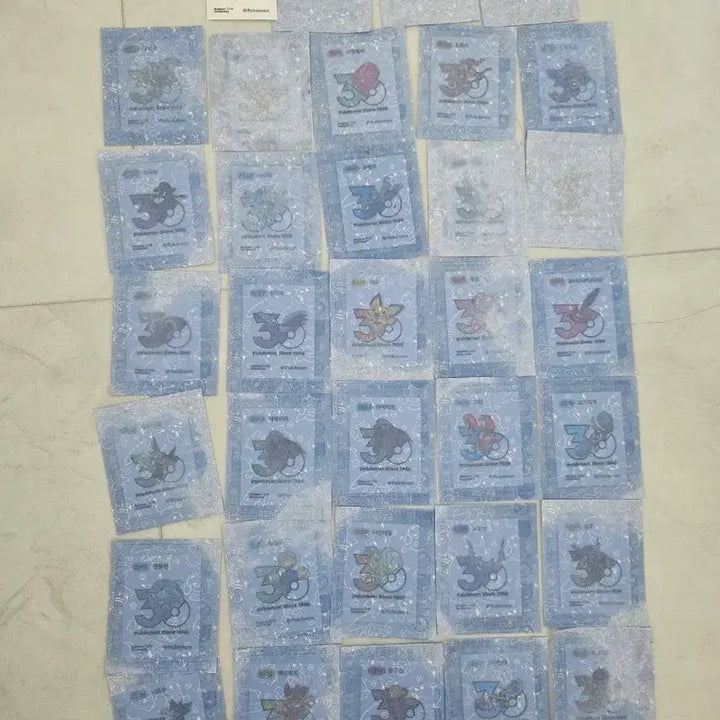 [BUNJANG] Pokemon Artwork &amp; 30th Anniversary Stickers / 포켓몬 아트워크 띠부씰,  30주년 띠부씰,  포켓몬 키링  판매 해요