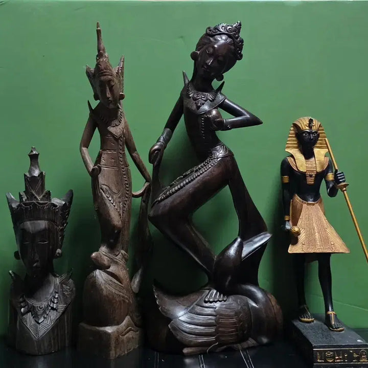 [BUNJANG] Southeast Asian and Egyptian Style Statues Set / 각종 조각상 (동남아.이집트)