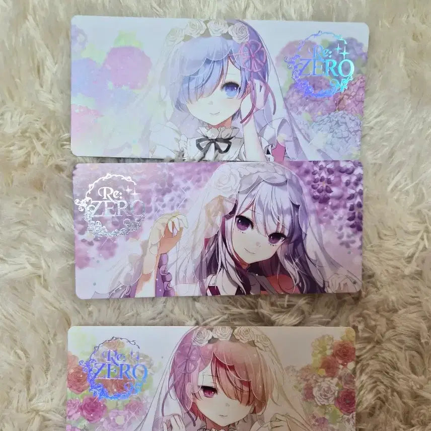 [BUNJANG] Re:Zero Unofficial Illustration Card Bundle Set / Re: 제로 일러스트 비공식 카드 일괄판매