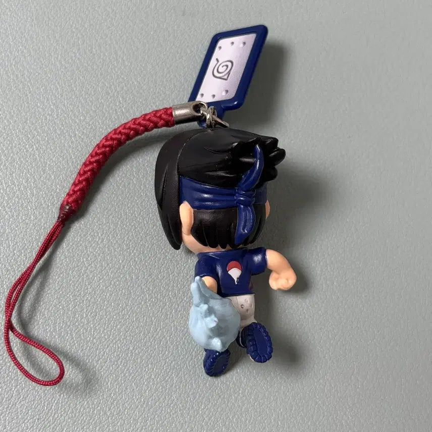 [BUNJANG] Naruto Uchiha Sasuke Sharingan Classic Figure Keychain / 나루토 우치하 사스케 사륜안 고전 피규어 키링