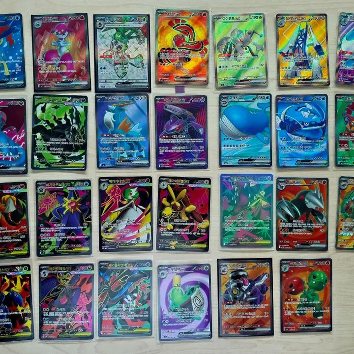 [BUNJANG] Pokemon SR Cards (27 pcs, No Duplicates) - Gift Set / 포켓몬 SR 27장(중복X) [선물용]