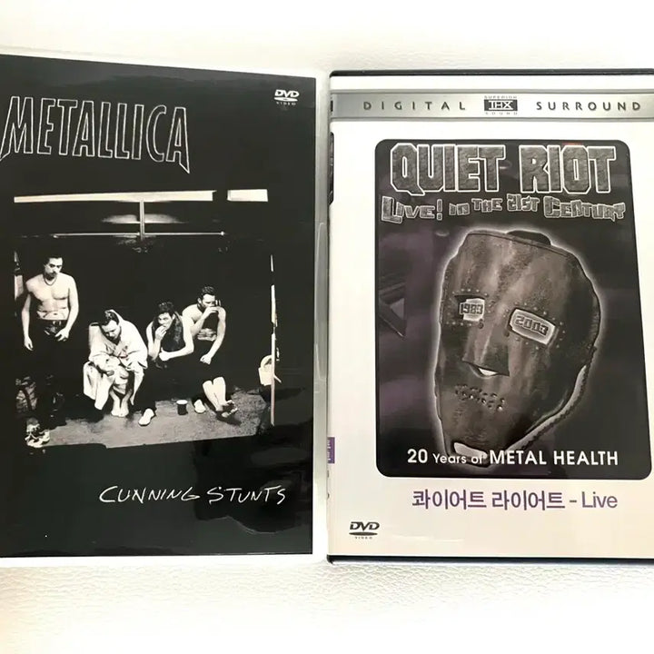 [BUNJANG] Metallica &amp; Quiet Riot Live Music DVD Bundle / 헤비메탈 메탈리카/ 콰이어트 라이엇 라이브 뮤직DVD