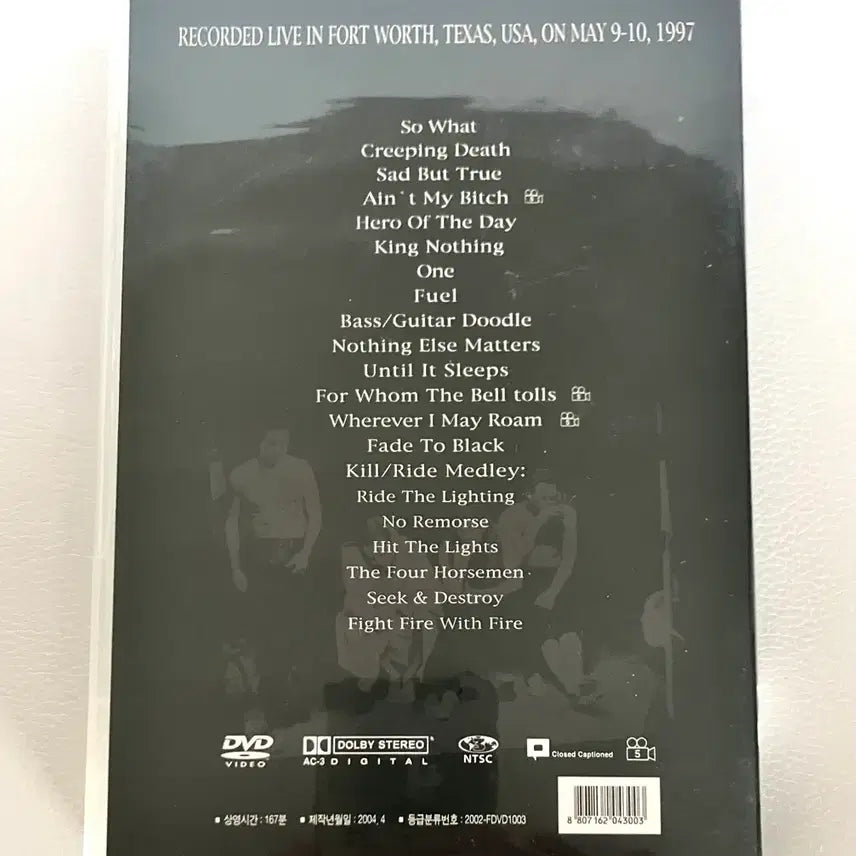 [BUNJANG] Metallica &amp; Quiet Riot Live Music DVD Bundle / 헤비메탈 메탈리카/ 콰이어트 라이엇 라이브 뮤직DVD