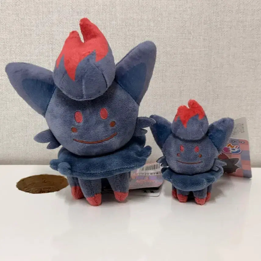 [BUNJANG] Pokemon Transform Ditto Carabiner Mascot + Zoroark Plush Set / 포켓몬 팝업 변신 메타몽 카라비너 마스코트 + 인형 조로아