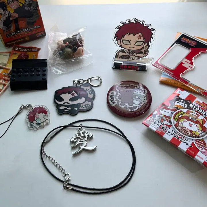 [BUNJANG] Naruto Gaara Merchandise Set / 나루토 가아라 굿즈세트