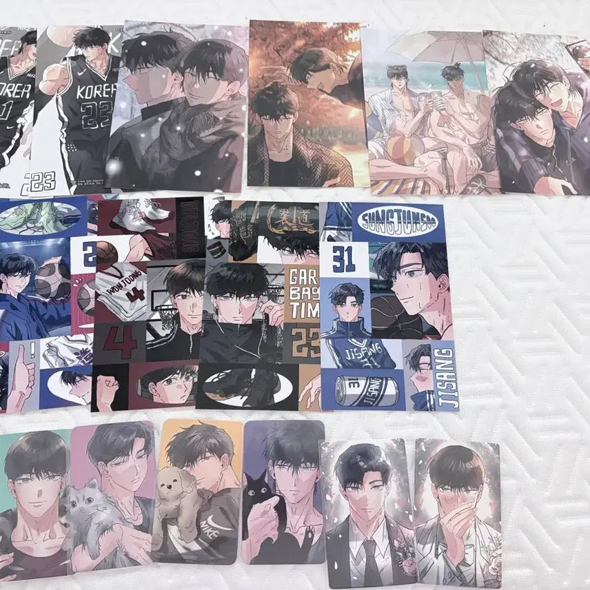 [BUNJANG] Garbage Time Mia Postcard Sticker Photocard Bundle Set / 가비지타임 비공굿 미아님 엽서 스티커 포카 일괄