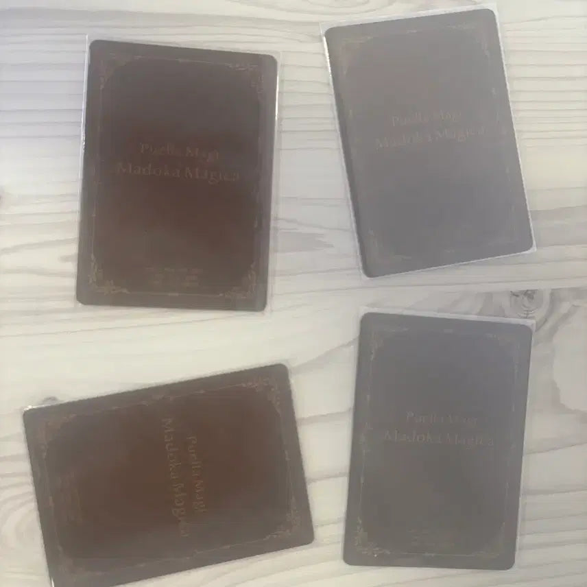 [BUNJANG] Madoka Magica Card Bundle Set 4 Types / [일괄] 마마마 카드 4종