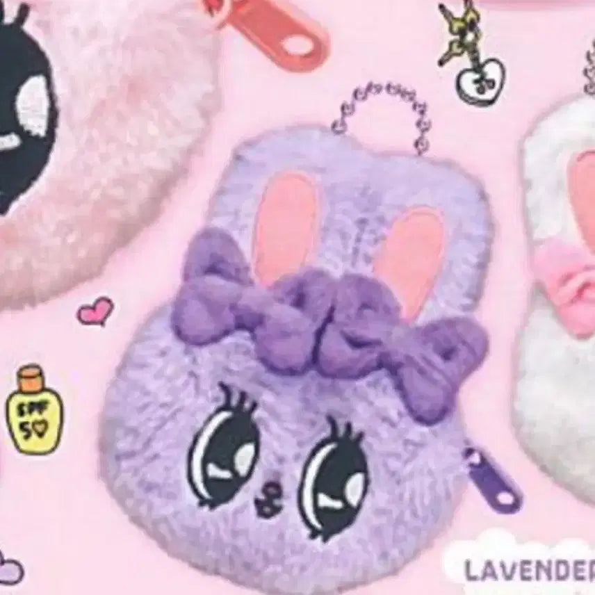 [BUNJANG] Esther Bunny Face Pouch Gacha / 보라토끼/ 에스더버니 얼굴 파우치 가챠