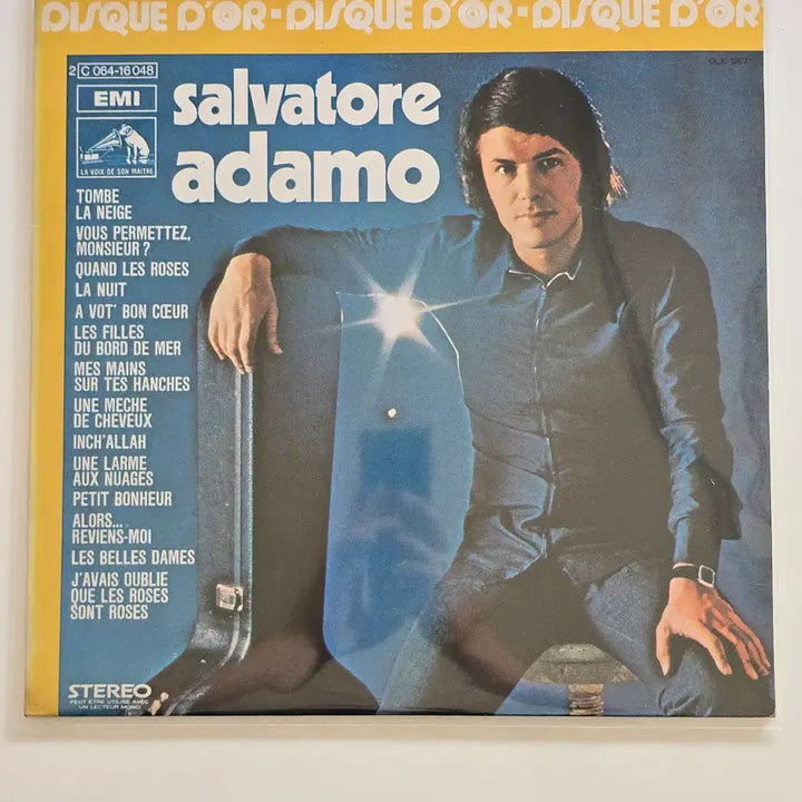 [BUNJANG] Salvatore Adamo LP / Salvatore Adamo 살바토레 아다모 LP /NM연흔,MINT/가사지