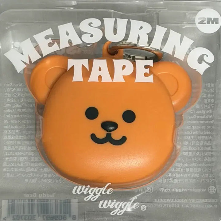 [BUNJANG] Wiggle Wiggle Portable Double-Sided Mini Tape Measure / 위글위글 휴대용 곰돌이 꽃 양면 미니 줄자
