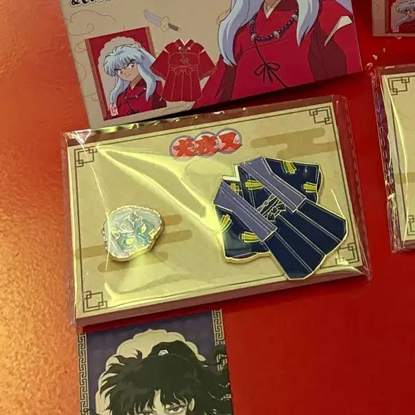 [BUNJANG] Inuyasha CGV Costume Badge + Character Card (Narak) / 이누야샤 cgv 코스튬 뱃지 + 캐릭터 카드 나락