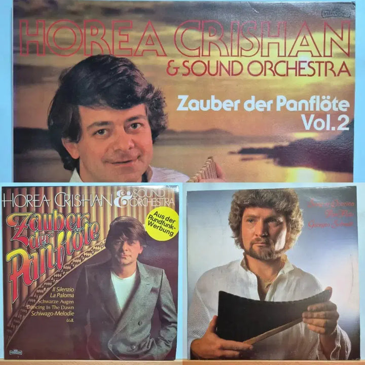 [BUNJANG] Horea Krishan Pan Flute LP Album 3-Set / 호레아 크리샨 앨범  팬플룻LP 앨범 3장 세트