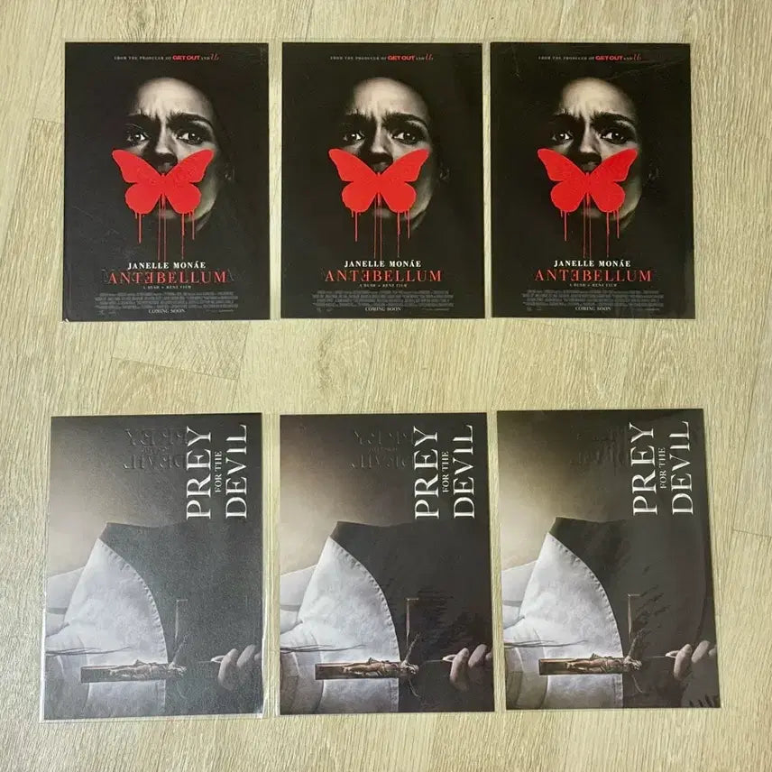 [BUNJANG] Antebellum / Prey for the Devil Original Art B5 Poster Set / <안테벨룸> <프레이 포 더 데블> B5 포스터 3종