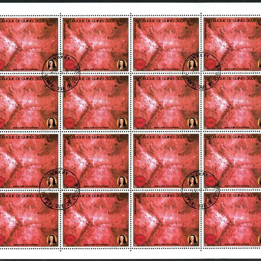 [BUNJANG] BKstamp Guinea Astronomy Space Galaxy 6종 Set (Used 1989) / [BKstamp외국우표] 기니 천문학 우주은하 6종완 전지(1989년 사용제)